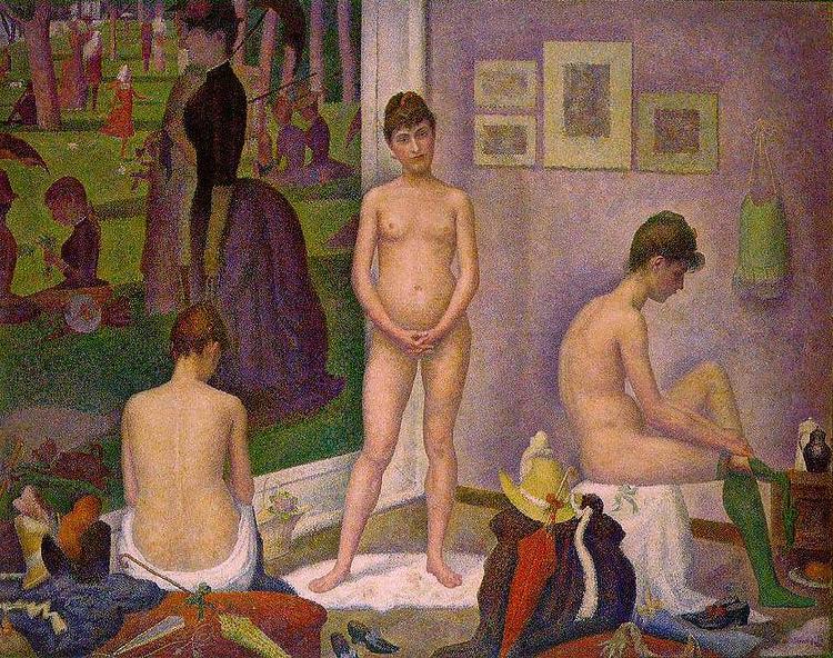 Georges Seurat The Models, Germany oil painting art